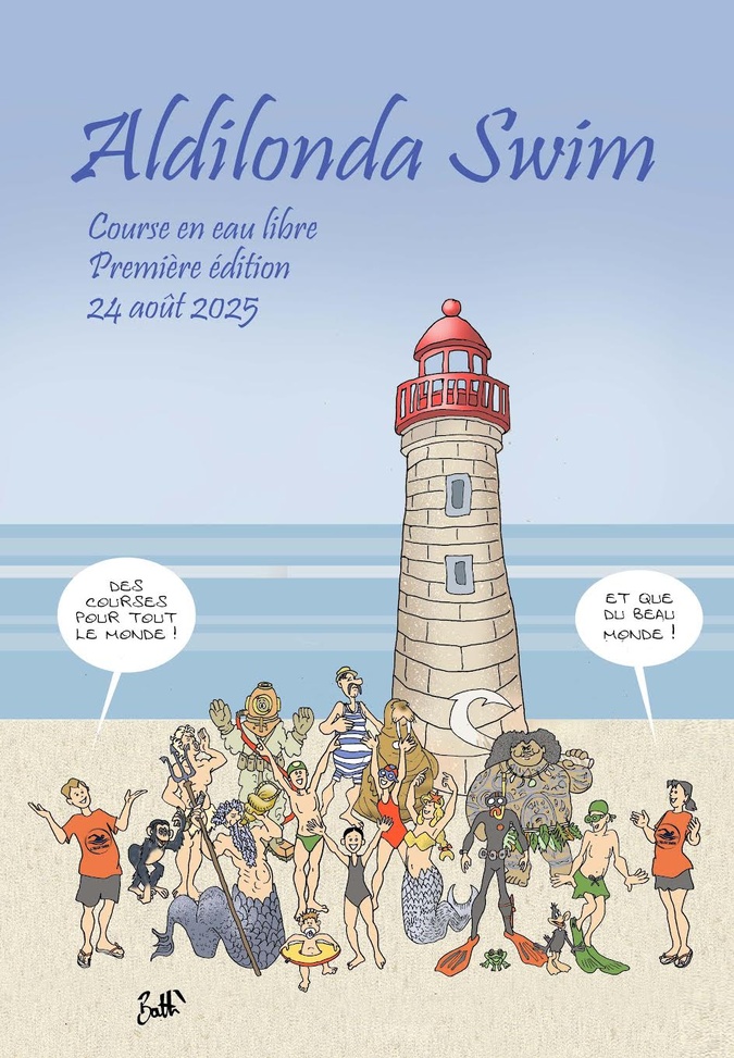 L’Aldilonda Swim plonge depuis le Vieux-Port de Bastia L’Aldilonda Swim plonge depuis le Vieux-Port de Bastia