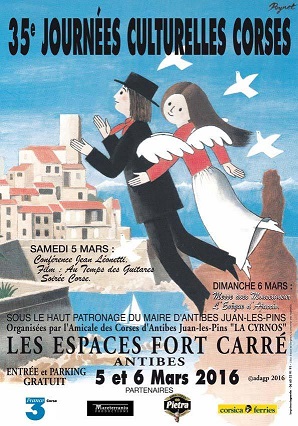 5 et 6 mars : INSEME au Journées corses d'Antibes