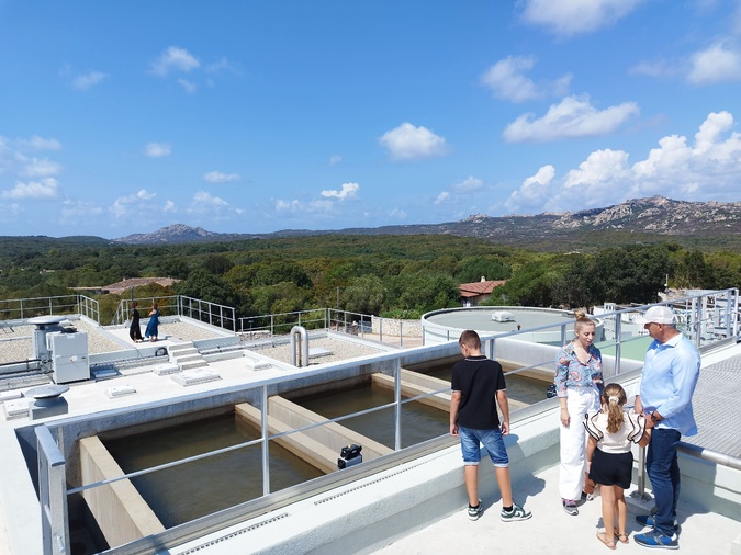 L'usine de potabilisation a été construite sur le site de Cavallo Morte, au coeur du piale bonifacien.