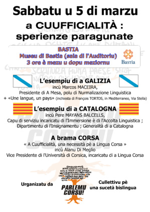A cuuficialità : Sperienze paragunate in Bastia A cuuficialità : Sperienze paragunate in Bastia