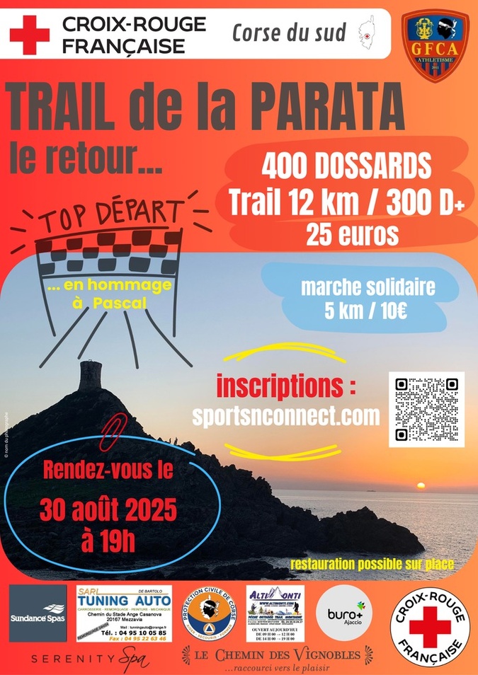 Ajaccio : le Trail de la Parata fait son retour pour la bonne cause Ajaccio : le Trail de la Parata fait son retour pour la bonne cause