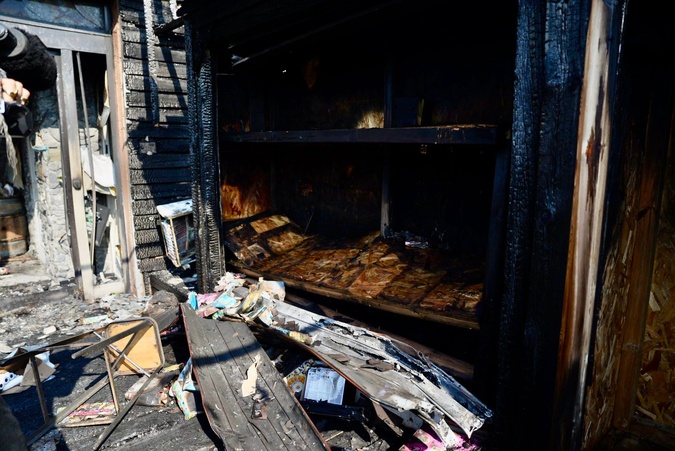 Ajaccio : une école de plongée détruite par une explosion plage du Ricanto
