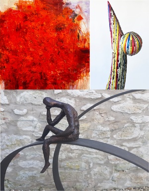 Jusqu'au 8 septembre les œuvres de Isabelle Palenc, Yann Castlan et Marie-France Graziani Jusqu'au 8 septembre les œuvres de Isabelle Palenc, Yann Castlan et Marie-France Graziani