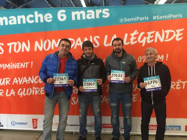 Quatre Calvais au Semi-Marathon de Paris Quatre Calvais au Semi-Marathon de Paris