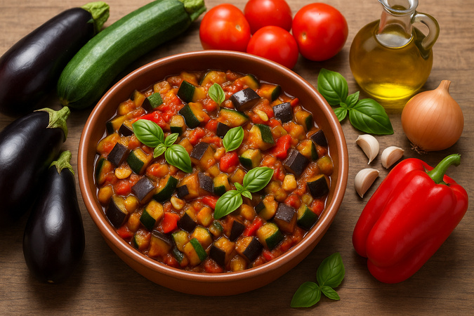 A table - Capunata di l’ortu A table - Capunata di l’ortu