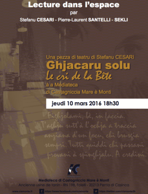 "Lecture dans l'espace " à la médiathèque de Folelli "Lecture dans l'espace " à la médiathèque de Folelli