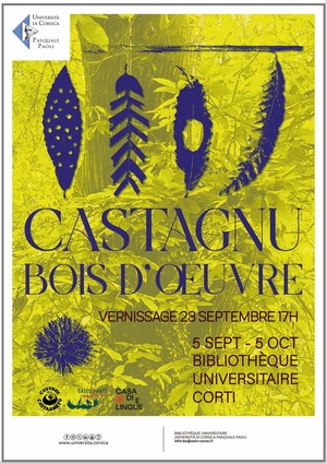 « Castagnu, bois d’œuvre » une expo à voir à partir du 5 septembre ! « Castagnu, bois d’œuvre » une expo à voir à partir du 5 septembre !