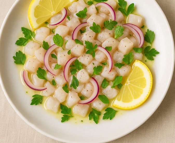 À table - Pesciu crudu à u limone À table - Pesciu crudu à u limone