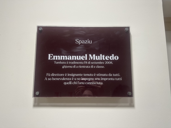 Bastia : une plaque en hommage à Emmanuel Multedo dévoilée à l’école Gaudin Bastia : une plaque en hommage à Emmanuel Multedo dévoilée à l’école Gaudin