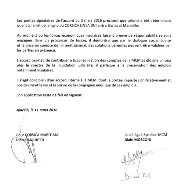 Transports maritimes : "Un accord qui impacte significativement la vie et la survie de la MCM" Transports maritimes : "Un accord qui impacte significativement la vie et la survie de la MCM"