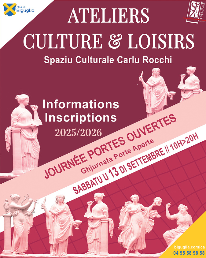 Ce samedi Journée Portes Ouvertes pour présenter l'offre culturelle de la ville. Ce samedi Journée Portes Ouvertes pour présenter l'offre culturelle de la ville.