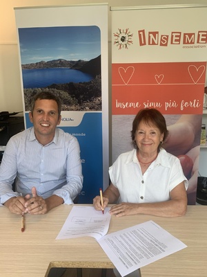 Inseme et la Compagnie des eaux et de l’Ozone de la Corse (CEOC), main dans la main Inseme et la Compagnie des eaux et de l’Ozone de la Corse (CEOC), main dans la main