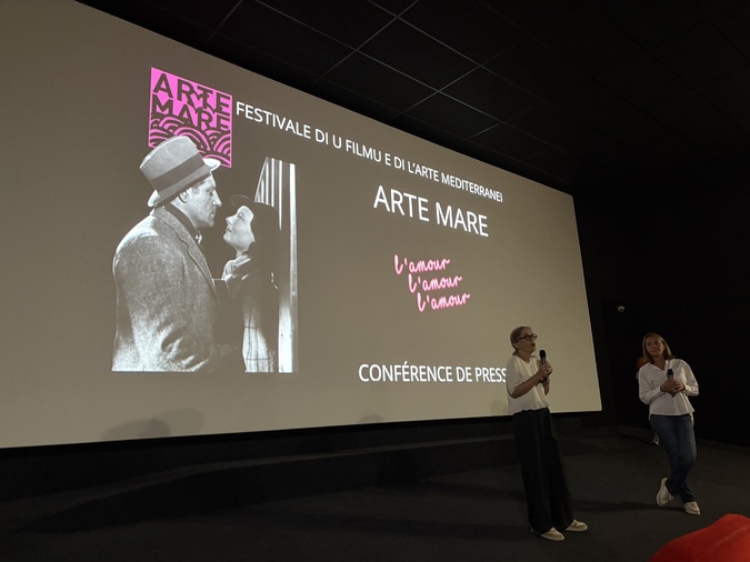 Michèle Corrotti et Mélanie Manigand ont présenté la 43e édition d'Arte Mare au cinéma Le Régent. Michèle Corrotti et Mélanie Manigand ont présenté la 43e édition d'Arte Mare au cinéma Le Régent.