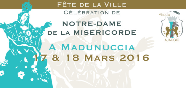 Jeudi 17 et vendredi 18 mars célébration de Notre-Dame de la Miséricorde à Ajaccio