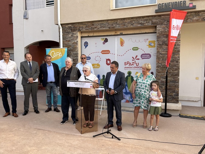 Ajaccio : "I Spazii Josette Longchent" inaugurés dans le quartier Bodiccione Ajaccio : "I Spazii Josette Longchent" inaugurés dans le quartier Bodiccione