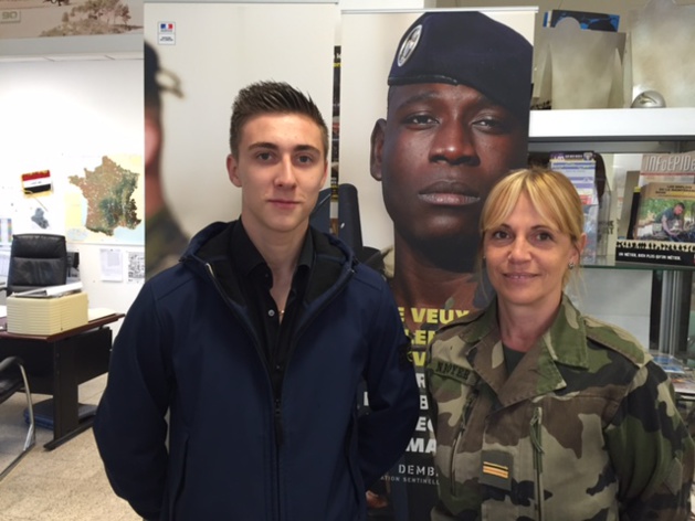 Alexis Capello, 16 ans, prêt à s'engager avec le Major Boyer