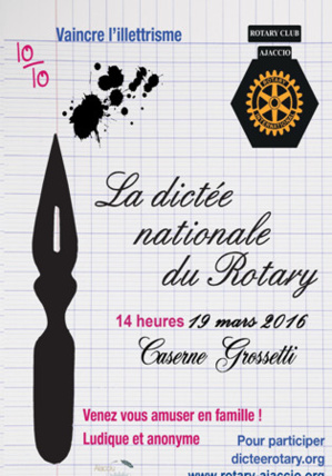 Dictée intergénérationelle du Rotary Dictée intergénérationelle du Rotary