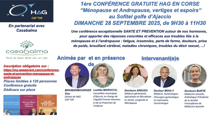 Porticcio : une conférence pour mieux appréhender l’impact des hormones au cours de la vie