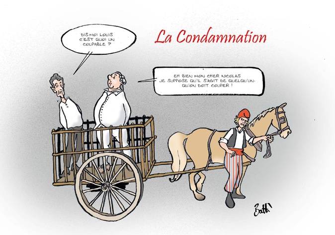Le dessin de Battì - La condamnation