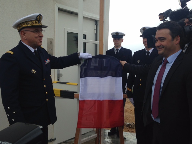 L’Amiral Joly et Stéphane Sbraggia, adjoint au maire d'Ajaccio L’Amiral Joly et Stéphane Sbraggia, adjoint au maire d'Ajaccio