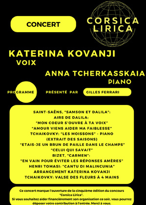 Corsica Lirica - L’art lyrique de nouveau à l’honneur à Ghisonaccia Corsica Lirica - L’art lyrique de nouveau à l’honneur à Ghisonaccia