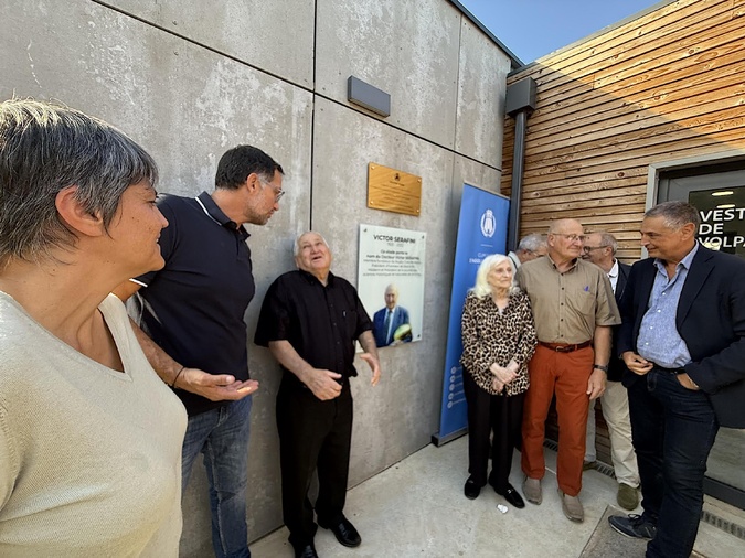 Bastia - Le stade de Volpagiu porte désormais le nom de stadiu Victor Serafini Bastia - Le stade de Volpagiu porte désormais le nom de stadiu Victor Serafini