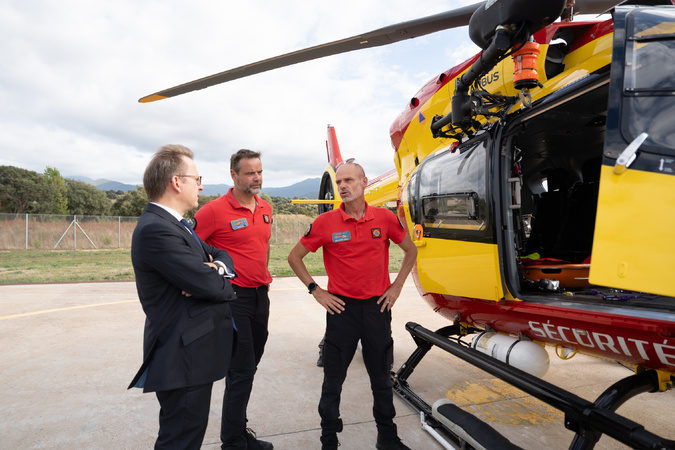 Un nouvel hélicoptère « Dragon 2A » pour la Sécurité Civile en Corse du Sud
