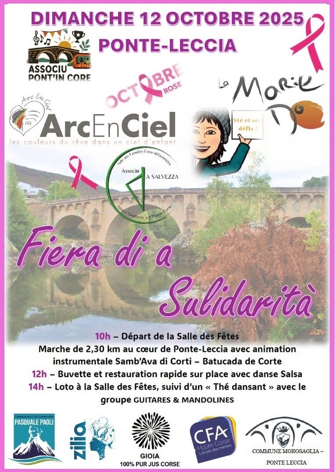 Ponte-Leccia : l'associu Pont'in Core organise la première Fiera di a solidarità ce dimanche Ponte-Leccia : l'associu Pont'in Core organise la première Fiera di a solidarità ce dimanche
