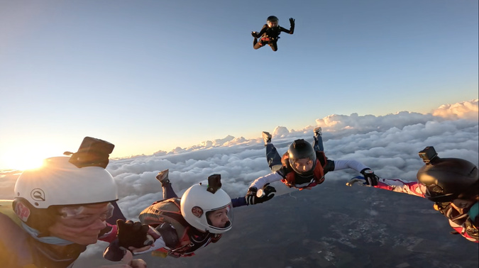 Crédit : Corse Parachutisme Tandem Crédit : Corse Parachutisme Tandem