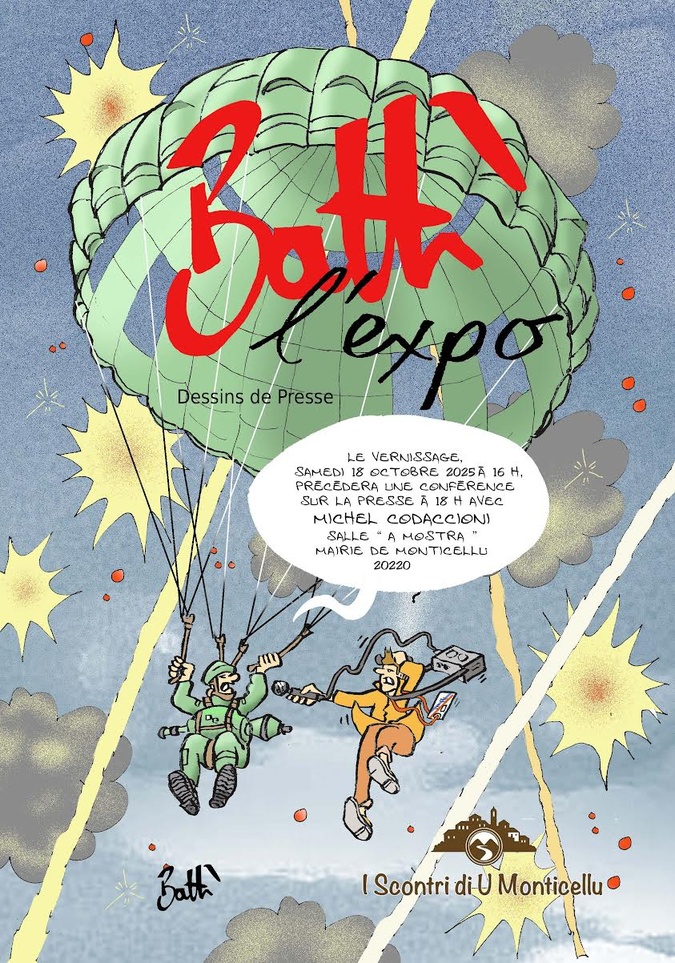 Dessins de presse : Battì expose à Monticello