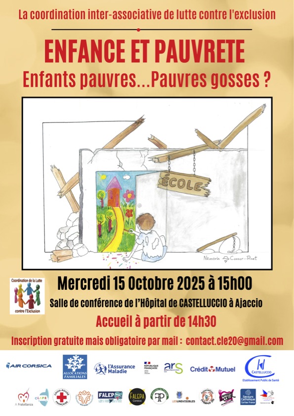 À Ajaccio, la CLE se penche sur la situation des enfants pauvres en Corse