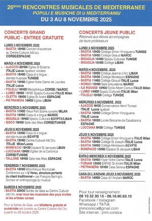 Le programme des RMM 2025 Le programme des RMM 2025