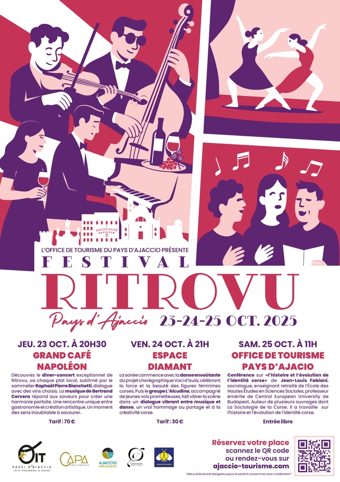 Festival Ritrovu : Trois jours pour célébrer l'identité du Pays d'Ajaccio Festival Ritrovu : Trois jours pour célébrer l'identité du Pays d'Ajaccio