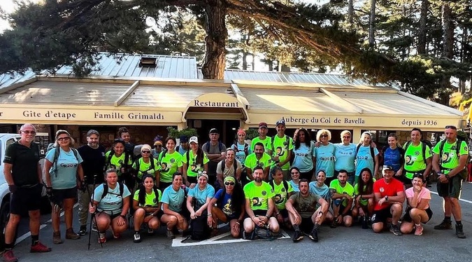 Ponte-Leccia - L'implication de Jean-Pierre Grisoni lors du défi sportif de Stéphanie Simonpieri Ponte-Leccia - L'implication de Jean-Pierre Grisoni lors du défi sportif de Stéphanie Simonpieri