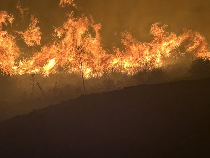 À Canavaghja le feu a menacé le hameau de Costa Roda À Canavaghja le feu a menacé le hameau de Costa Roda