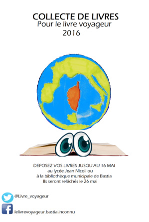 L'affiche faite par les élèves pour collecter les livres