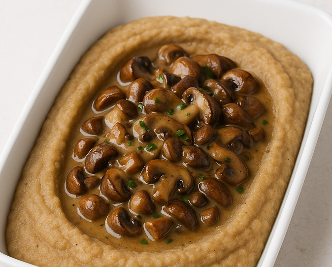 À table - Stufatu di funghi è pulenta À table - Stufatu di funghi è pulenta