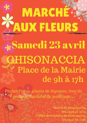5ème édition du marché aux fleurs de Ghisonaccia 5ème édition du marché aux fleurs de Ghisonaccia