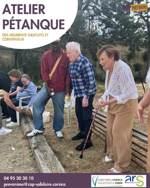 Corte - Un atelier de pétanque pour les seniors