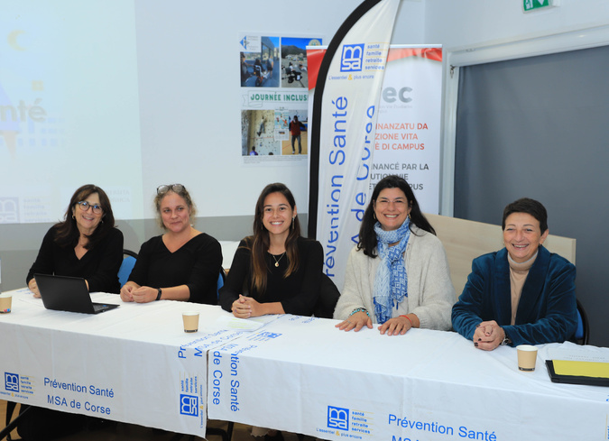 Université de Corse : la MSA à la rencontre des étudiantes pour parler prévention Université de Corse : la MSA à la rencontre des étudiantes pour parler prévention