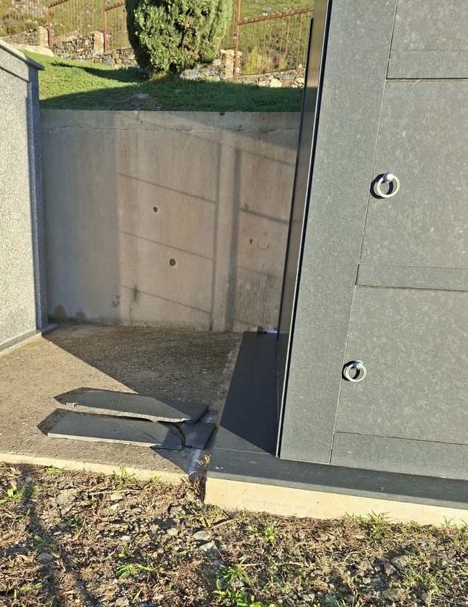 Santa Maria di Lota : une tombe saccagée et volée