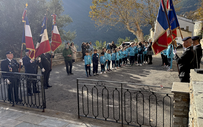 11 di novembre - A memoria trasmessa da i zitelli di a scola bislingua di Miomu