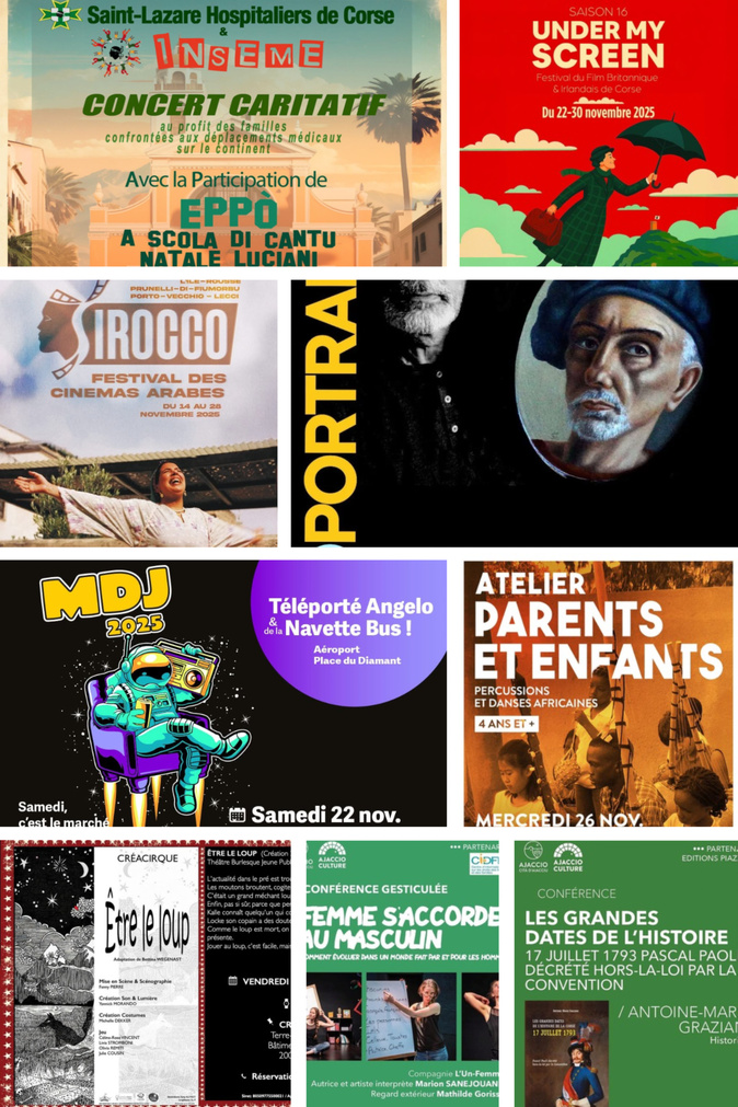 Ajaccio : Le condensé des bons plans culture et sorties