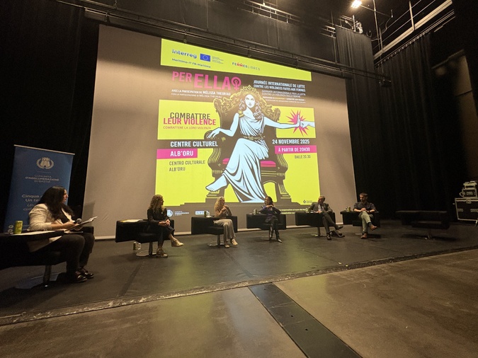 Violences faites aux femmes : Mélissa Theuriau à Bastia pour "Combattre leur violence" Violences faites aux femmes : Mélissa Theuriau à Bastia pour "Combattre leur violence"