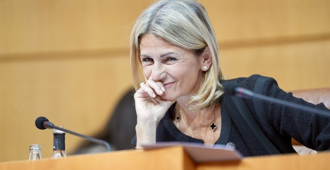 Nanette Maupertuis, présidente de l'Assemblée de Corse, membre du Comité européen des régions et présidente de la Commission des îles. Photo Paule Santoni.
