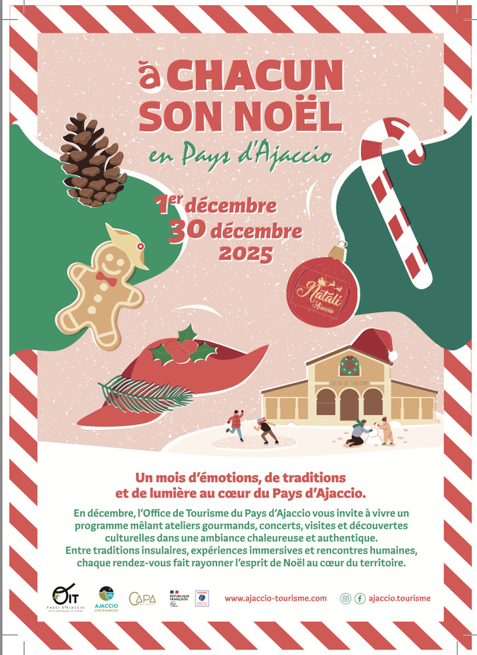 « À Chacun Son Noël » : un mois d’émotions, de traditions et de rencontres au cœur du Pays d’Ajaccio « À Chacun Son Noël » : un mois d’émotions, de traditions et de rencontres au cœur du Pays d’Ajaccio
