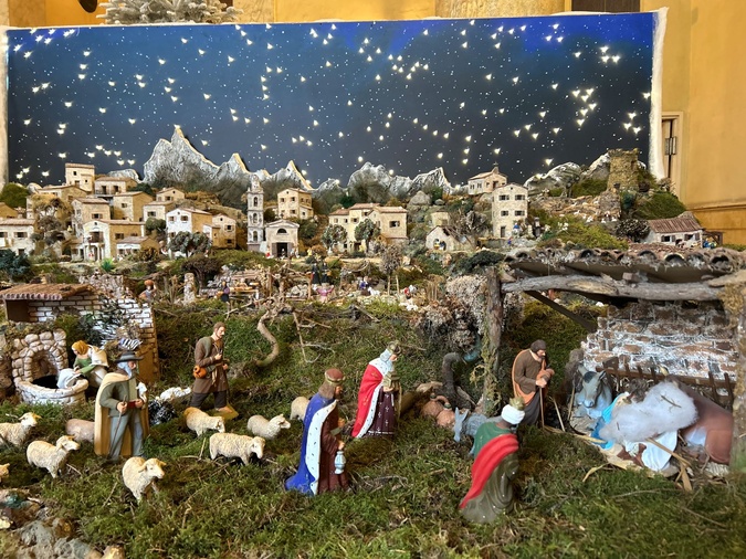 Ajaccio : La crèche a fait son retour dans le hall de l'hôtel de Ville