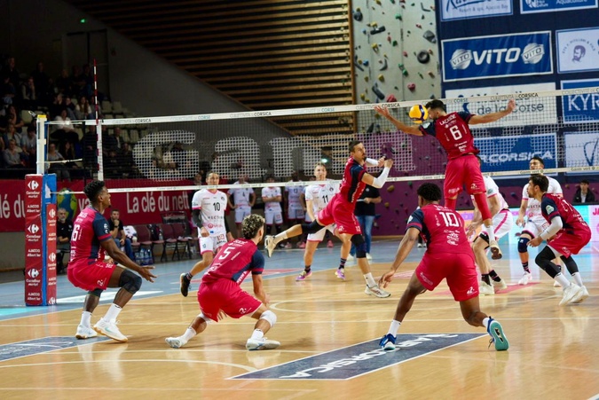 MSL Volley - Le GFC Ajaccio défait à Nice MSL Volley - Le GFC Ajaccio défait à Nice
