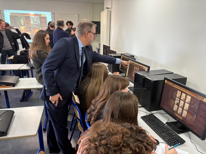 Au lycée Laetitia d’Ajaccio, les élèves testent un escape game numérique sur Pasquale Paoli pour célébrer son tricentenaire Au lycée Laetitia d’Ajaccio, les élèves testent un escape game numérique sur Pasquale Paoli pour célébrer son tricentenaire