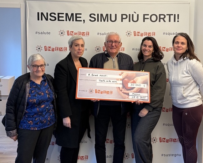 L'association Inseme reçoit un don exceptionnel d'une famille corse